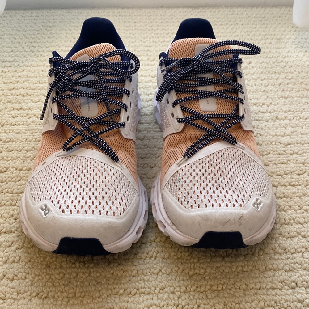 On cloud running shoes